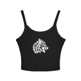 WOLVEZ CROP TANK - BLACK/WHITE