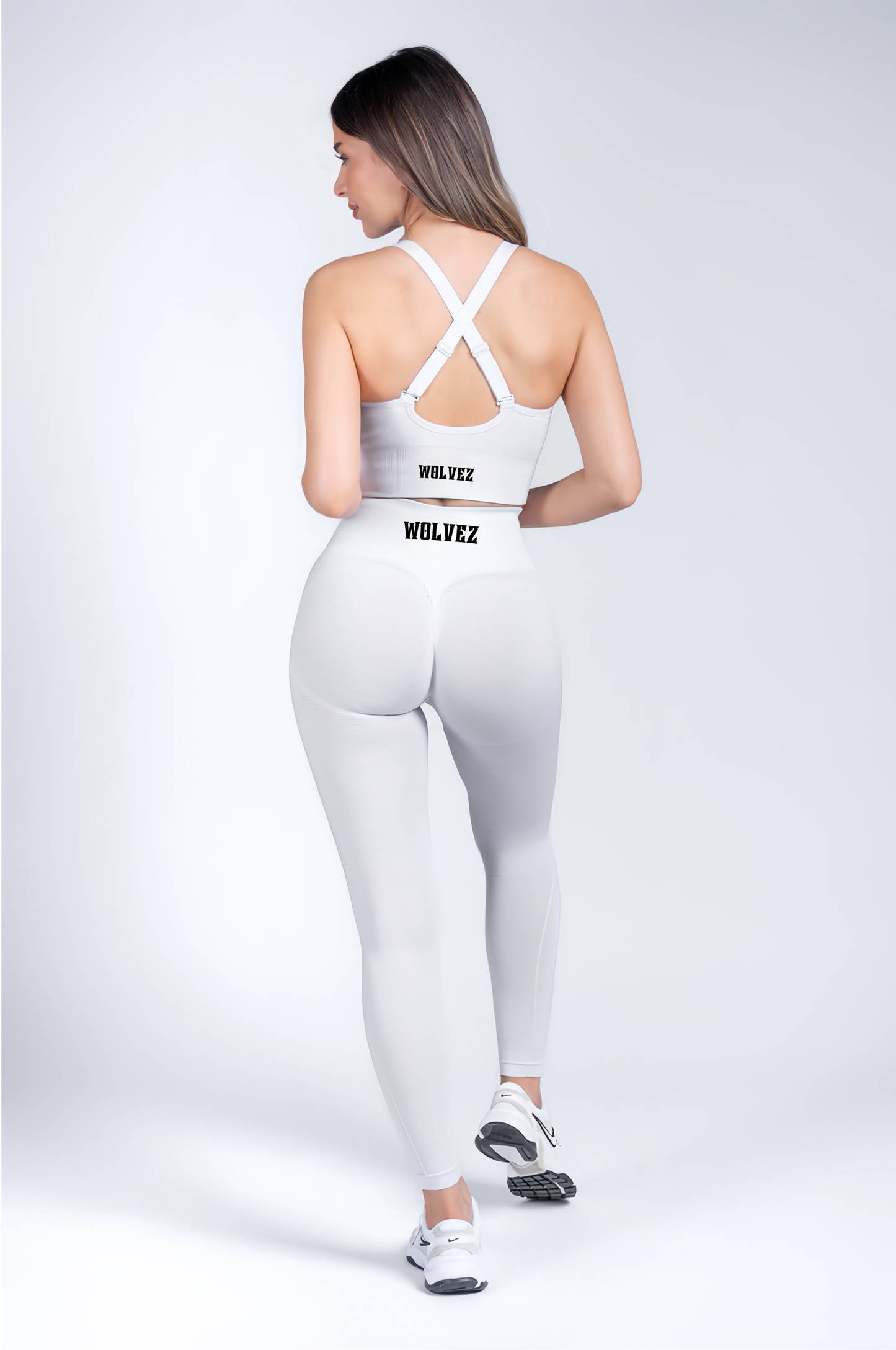 Wolvez Elevate Seamless Leggings ''White''