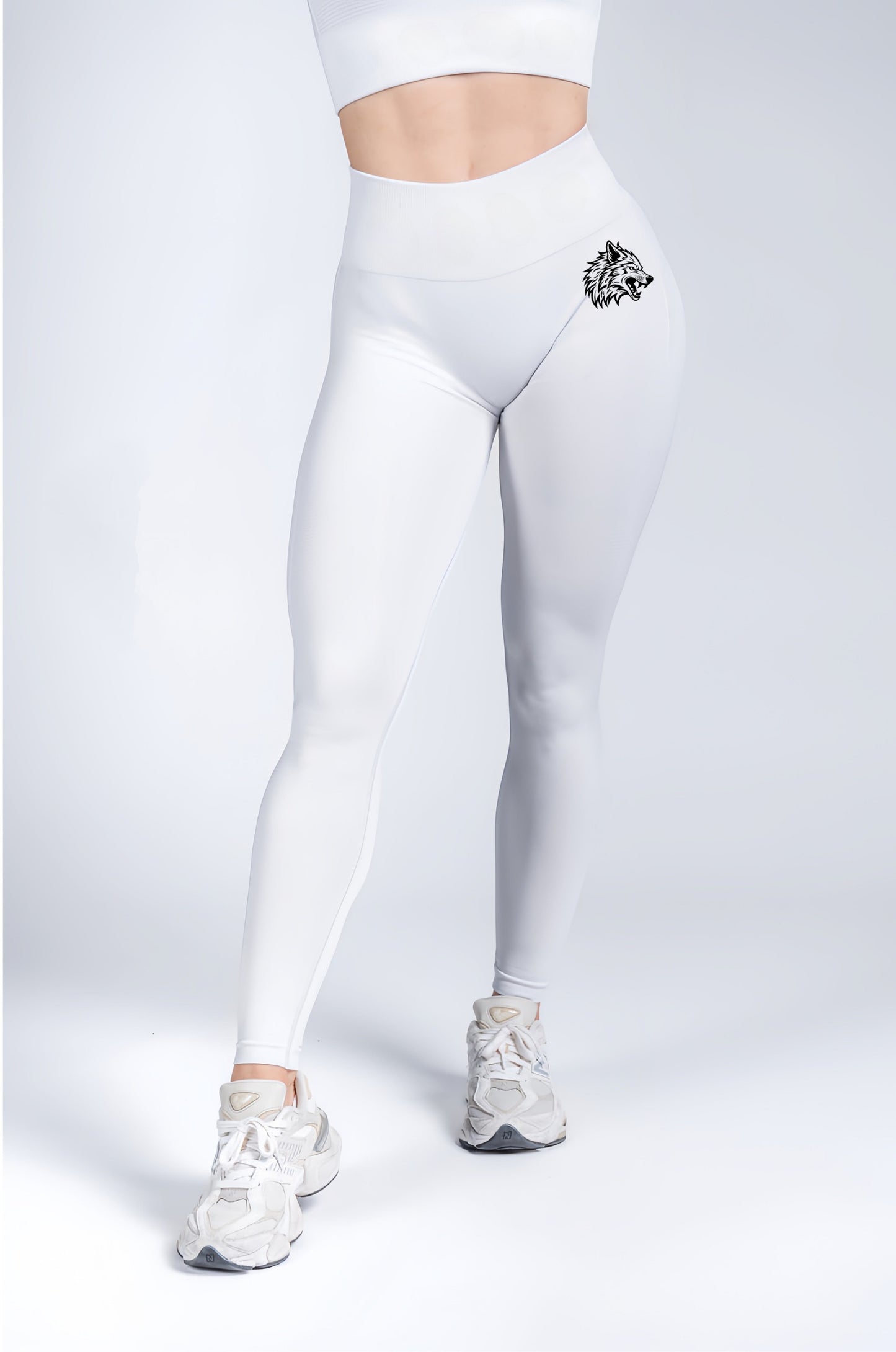 Wolvez Elevate Seamless Leggings ''White''