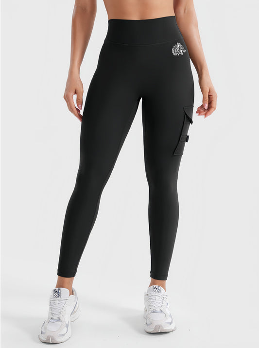 Wolvez Oakie Cargo Leggings ''Black''